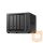 SYNOLOGY NAS 4 Fiókos AMD Ryzen R1600 2x2,6GHz, 4GB DDR4 ECC, 2x1GbE, 2xUSB3.2 - DS923+