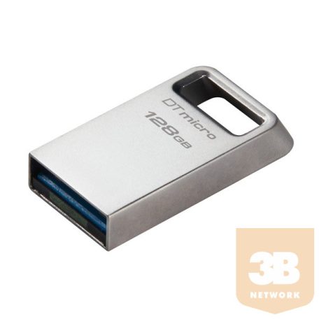 KINGSTON Pendrive 128GB, DT Micro 200MB/s fém USB 3.2 Gen 1