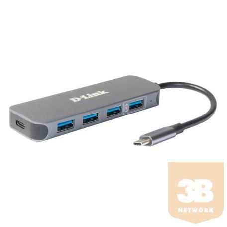 D-LINK USB-C HUB 4xUSB + 1xUSB-C, DUB-2340