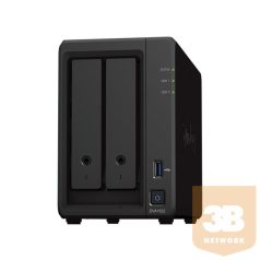   SYNOLOGY NAS 2 fiókos DVA1622 NVR Intel Celeron J4125 4x2,7GHz, 6GB DDR4, 1x1GbE, 2xUSB3.0, HDMI