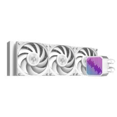   ID-Cooling CPU Water Cooler - DX360 MAX WHITE (32.5dB; max. 144,41 m3/h; 3x12cm, fehér)