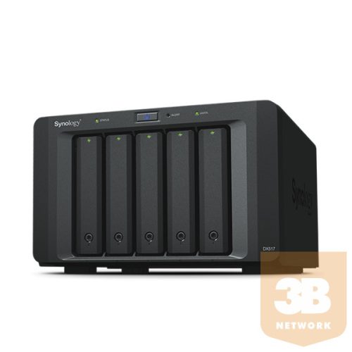 SYNOLOGY NAS 5 fiókos DX517 Bővítő egység 1xeSATA