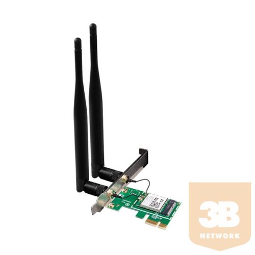 Tenda Hálózati adapter WiFi AC1200 - E12 (PCI-E; 300Mpbs 2.4GHz + 867Mbps 5GHz; 2x5dBi Antenna)