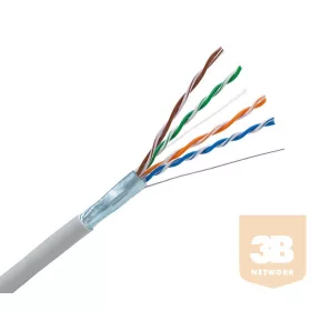   KELine FTP (F/UTP) 4x2xAWG24 kábel, Kategória 5E, Euroclass Dca - s2, d1, a1, 300 MHz, LSOH, 305 m-es doboz