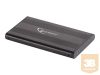 GEMBIRD EE2-U2S-5 Gembird külső USB 2.0 ház 2.5 SATA HDD-re/SSD, alumínium, fekete