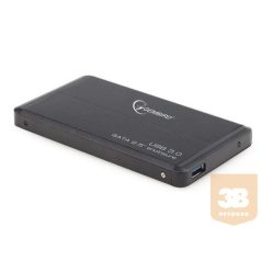   Gembird külső USB 3.0 ház 2.5'' SATA HDD-re/SSD, alumínium, fekete