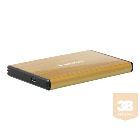 GEMBIRD EE2-U3S-3-GL USB 3.0 2.5inch HDD enclosure brushed aluminum gold