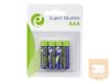 GEMBIRD EG-BA-AAA4-01 Alkaline LR03 AAA batteries 4-pack blister