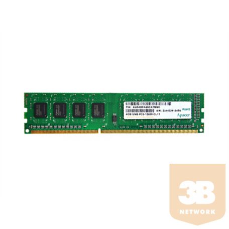 Apacer Memória Desktop - 4GB DDR4 (2400MHz, CL17, 1.2V)