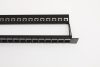 Üres 19" UTP keystone patch panel, 24 portos
