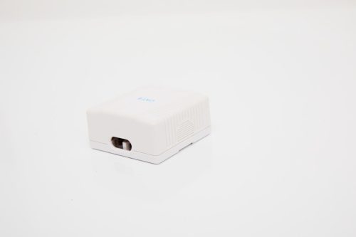 2 portos Cat6 FTP falon kívüli aljzat