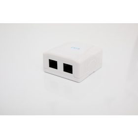 2 portos Cat6 UTP falon kívüli aljzat