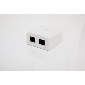 2 portos Cat6 UTP falon kívüli aljzat