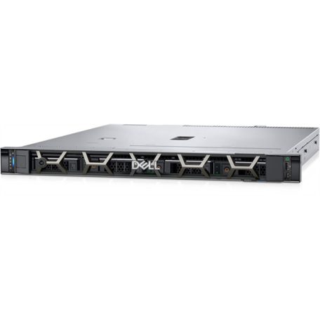 DELL ISG szerver - PE R250 rack (4x3.5"), 4C E-2334 3.4GHz, 1x16GB, 1x480GB RI SSD; H355, iD9 Ba., 700W.