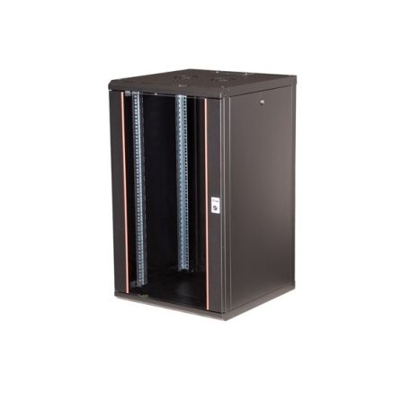 Equip Fali Rackszekrény - EPM-20-6060-B-CBAA (19", 20U, 600x600mm, előre szerelt, fekete)