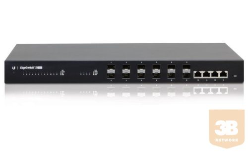 Ubiquiti Fiber Switch ES-12F 12x SFP (8x 100/1000Mbps + 4x 1G), 4x Gigabit RJ45