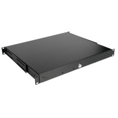   Equip Rackszekrény kiegészítő - EZD-1-B Cabinet Drawer, 1U, Black