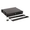 Equip Rackszekrény kiegészítő - EZD-2-B Cabinet Drawer, 2U, Black