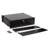 Equip Rackszekrény kiegészítő - EZD-3-B Cabinet Drawer, 3U, Black