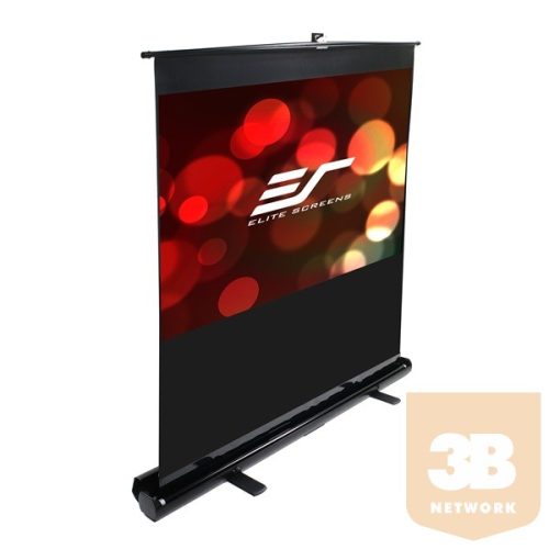 EliteScreens 120" (16:9) hordozható manuális pull up vászon F120NWH (267 x 150 cm, Fekete váz)