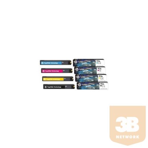 Ink HP 913A cyan | 3000 pg | HP PageWide 352 / 452 / 377 / 477