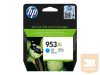 HP 953 XL Ink Cartridge Cyan  1.600 Pages