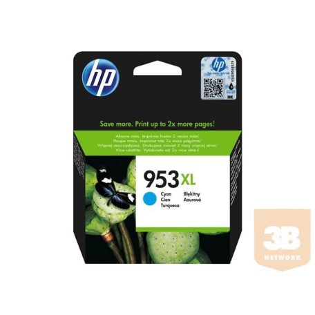 HP 953 XL Ink Cartridge Cyan  1.600 Pages