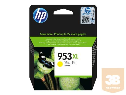 HP 953 XL Ink Cartridge Yellow  1.600 Pages