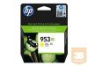 HP 953 XL Ink Cartridge Yellow  1.600 Pages