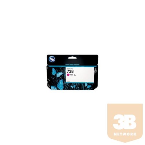 HP Patron No728 DesignJet Piros (Magenta) 130ml