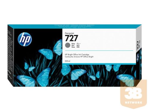 HP 727 original 300-ml Ink cartridge F9J80A Gray