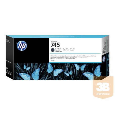 HP 745 original Ink cartridge F9K05A Matte Black 300 ml