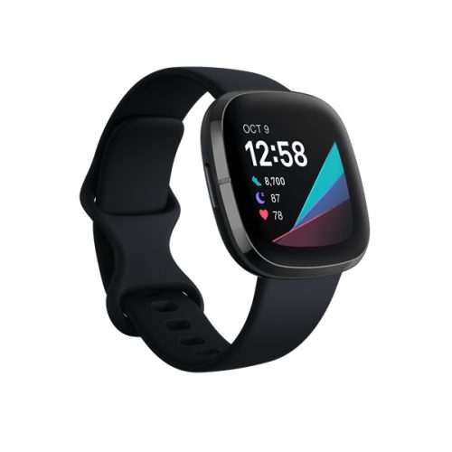 FITBIT Sense okosóra (Carbon / Graphite Stainless Steel)