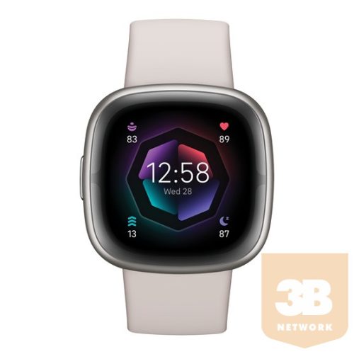 SMW Fitbit Sense 2 - Fehér/Ezüst