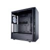 FRACTAL DESIGN Ház Midi ATX Define C TG Tápegység nélkül, Fekete Üvegfalú