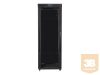 LANBERG free standing rack 19inch cabi42U 800x800 glass door LCD flat pack black