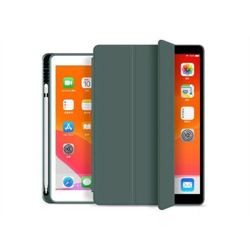 HAFFNER APPLE IPAD 10.2 (2019/2020/2021) TABLET TOK ON/OFF FUNKCIÓVAL, APPLE PENCIL TARTÓVAL - GREEN (ECO CSOMAGOLÁS)