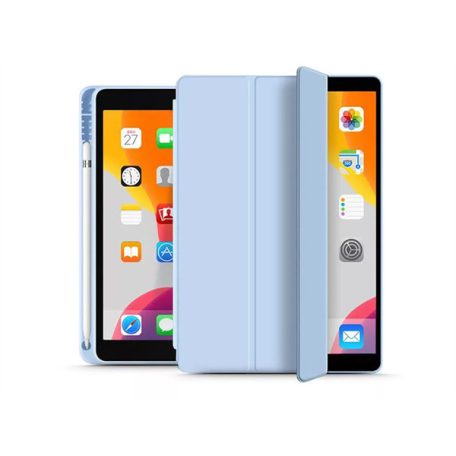 HAFFNER APPLE IPAD 10.2 (2019/2020/2021) TABLET TOK ON/OFF FUNKCIÓVAL, APPLE PENCIL TARTÓVAL - BLUE (ECO CSOMAGOLÁS)