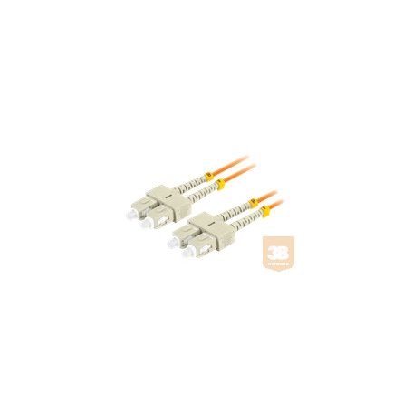 LANBERG optikai patch kábel MM SC/UPC-SC/UPC duplex 5m LSZH om2 50/125 3.0mm orange