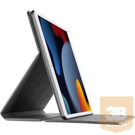 Cellularline tablet tok iPad 10,2" (2021) FOLIOIPAD102K könyvszerű, álló, fekete