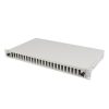 NET Lanberg 19" optikai patch panel 24xSC duplex / 24xLC quad szürke