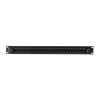 NET Lanberg 19" optikai patch panel 24xST / 24xFC fekete