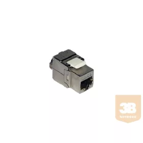   FTP Cat6 keystone jack 180° sorolható, szerszám nélkül szerelhetõ