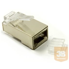 FTP Cat6 RJ45 dugó, fali kábelre