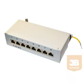 FTP Cat6A fali fém box, 8 portos