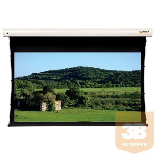 FUNSCREEN 105" (16:9) Premium Plus motoros vetítővászon (oldalfeszített, Méret: 260x142 cm, Látható méret:234x132 cm)