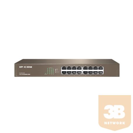 IP-COM Switch  - G1016D (16 port 1Gbps; rackbe szerelhető)