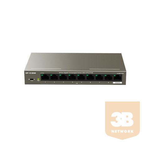 IP-COM Switch PoE - G1109P-8-102W (9x1Gbps; 8 af/at PoE+ port; 102W)