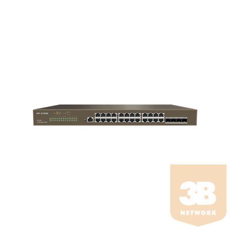 IP-COM Switch Vezérelhető - G3328F (24x1Gbps; 4x SFP; 1x console port; L2)