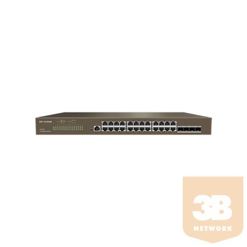 IP-COM Switch Vezérelhető - G3328F (24x1Gbps; 4x SFP; 1x console port; L2)